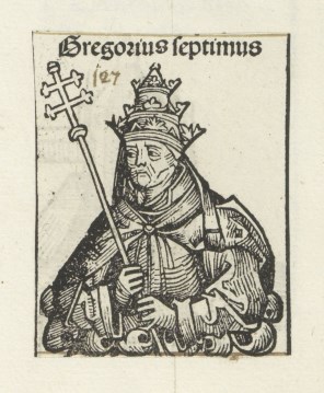 교황 성 그레고리오 7세_from the Liber Chronicarum by Hartmann Schedel_in the Rijksmuseum of Amsterdam_Netherlands.jpg